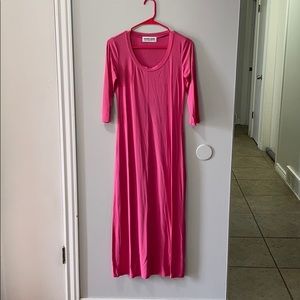 Sonnet James Pink Maxi Dress
